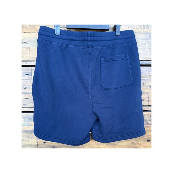 AE77 Premium Fleece Sweat Short Men's Navy Sz M NWT - Picture 2 of 7